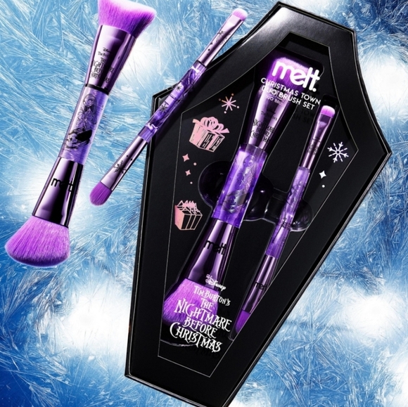 Christmas Town Duo Brush Set - Melt Cosmetics X Nightmare Before Christmas - Picture 1 of 9